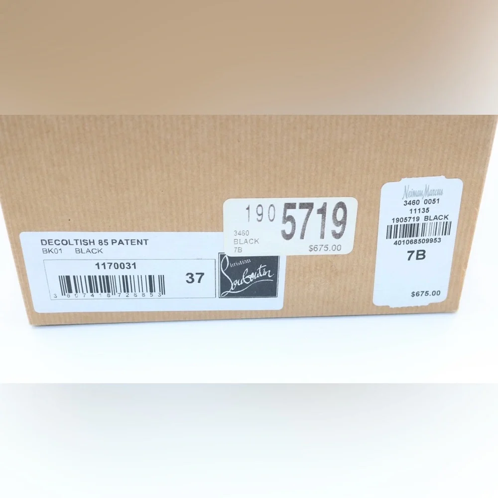 Christian Louboutin Decoltish 85 Patent Leather Heels Size 7 - Picture 11 of 11